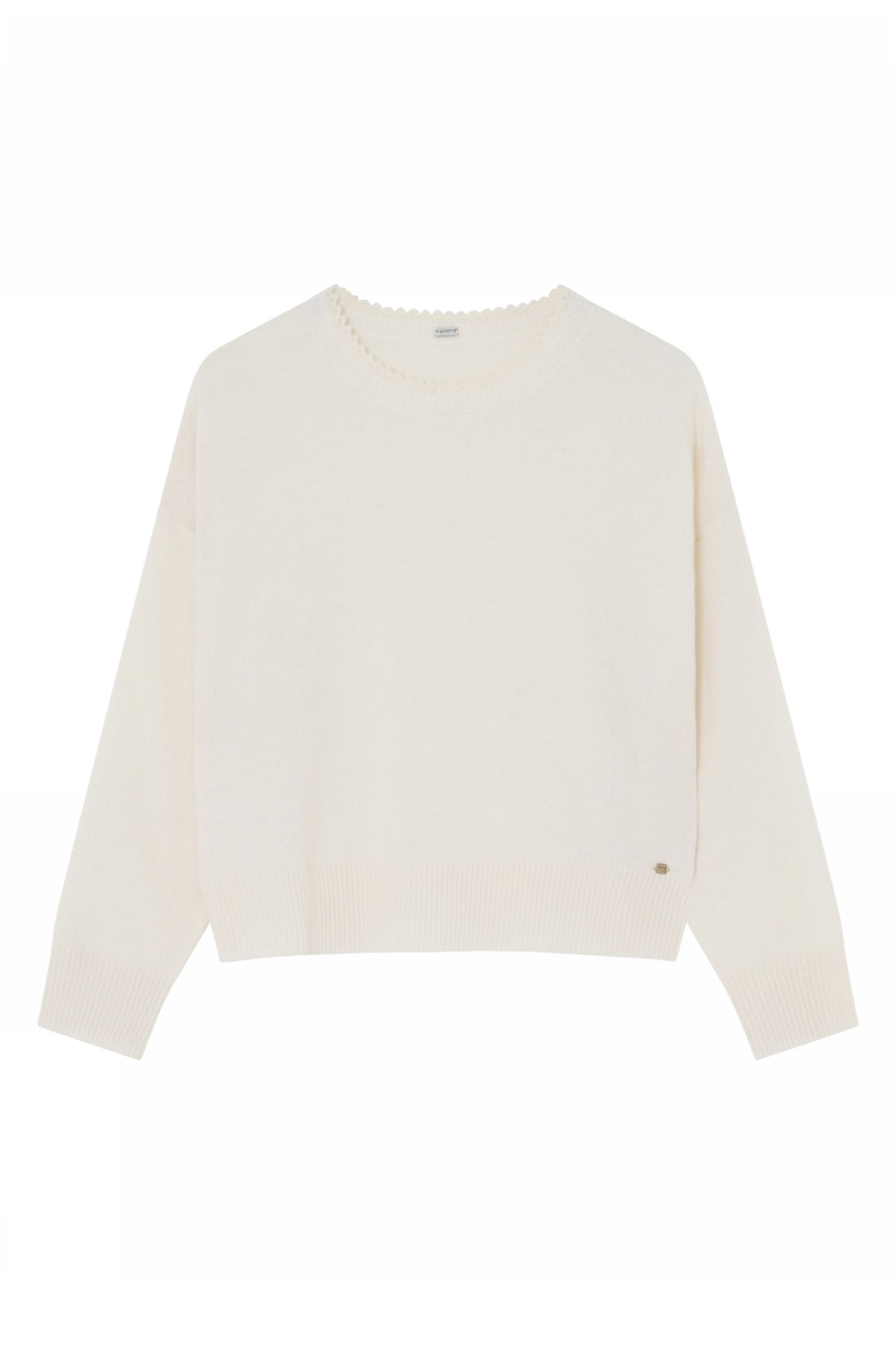 Shania, stickad 1010-Off White - 62427/3802