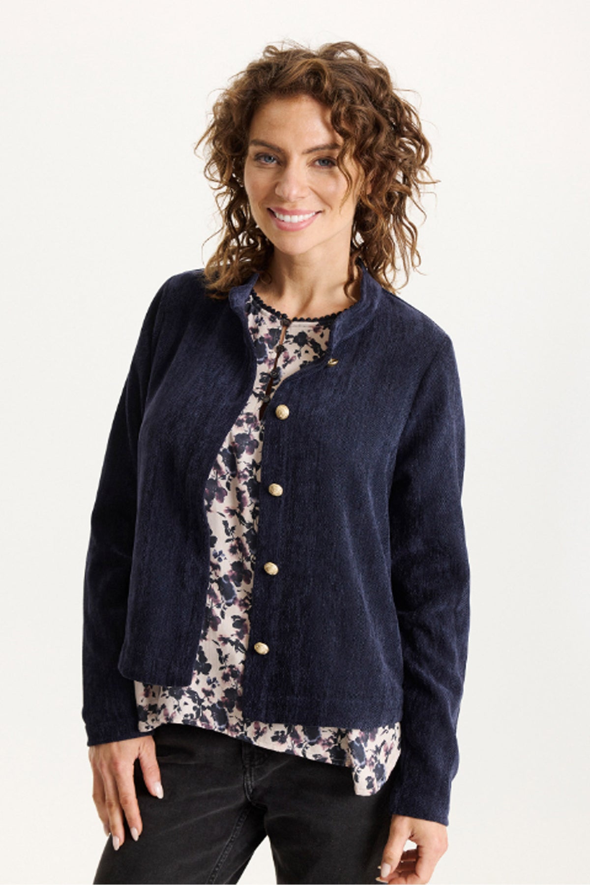 Sidsel jacka Navy - 16819