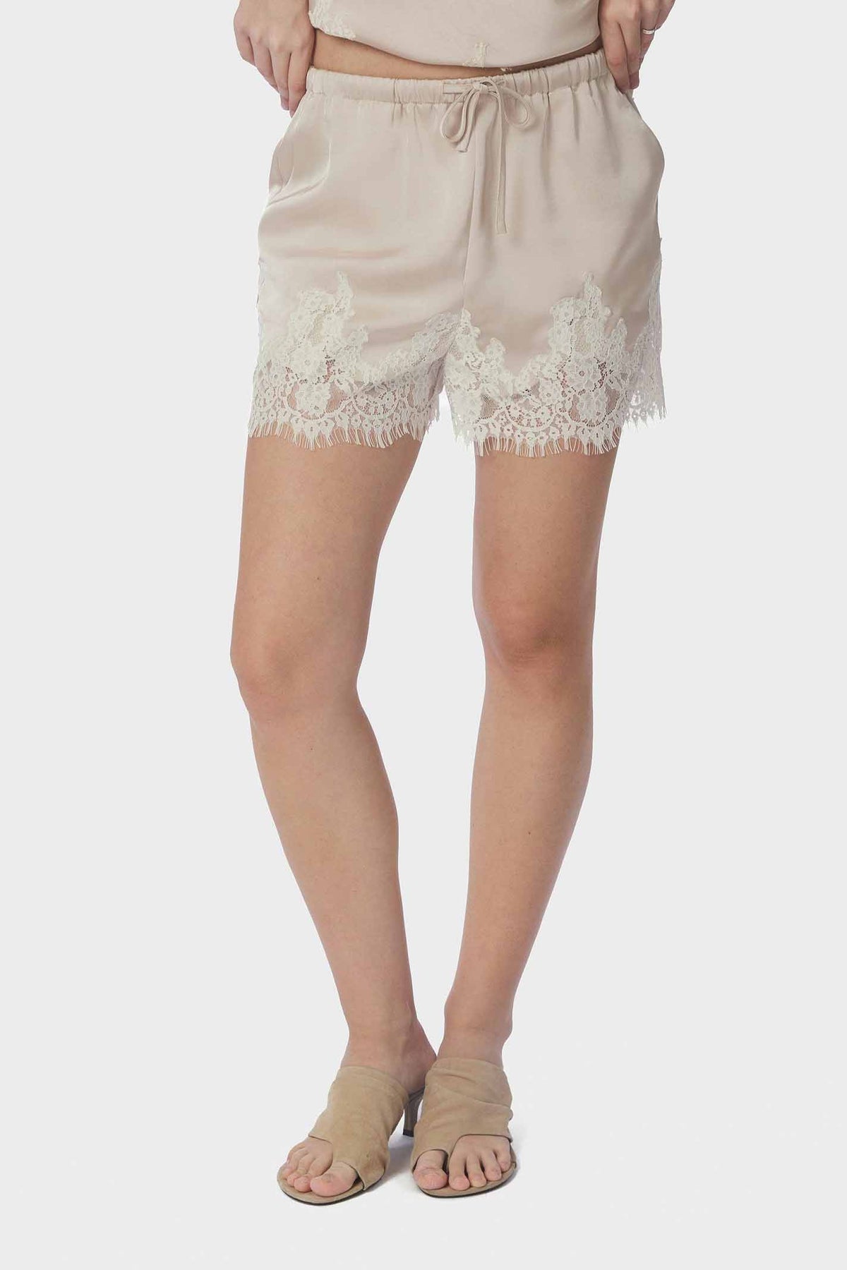 Siena spetsshorts CHAMPAGNE - 167813