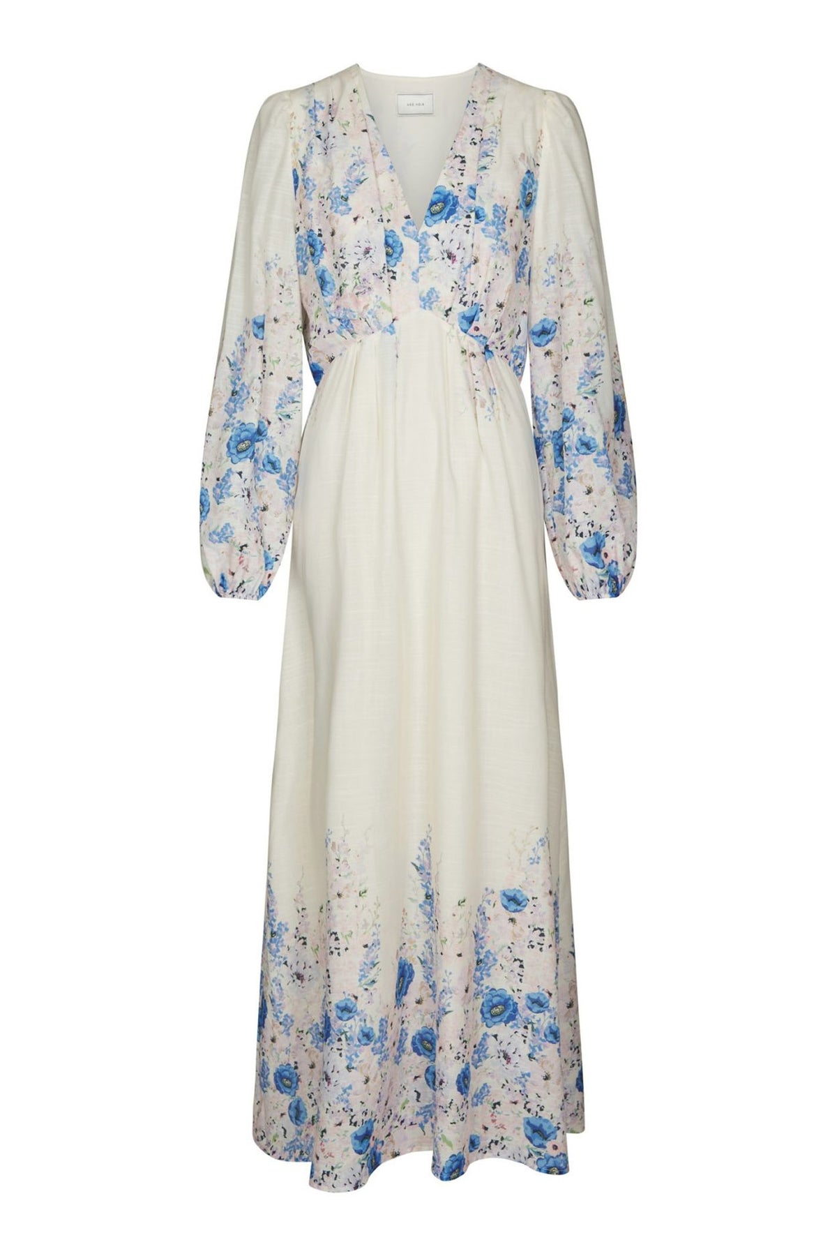 Silfi Flower Print Dress Blue - 164828