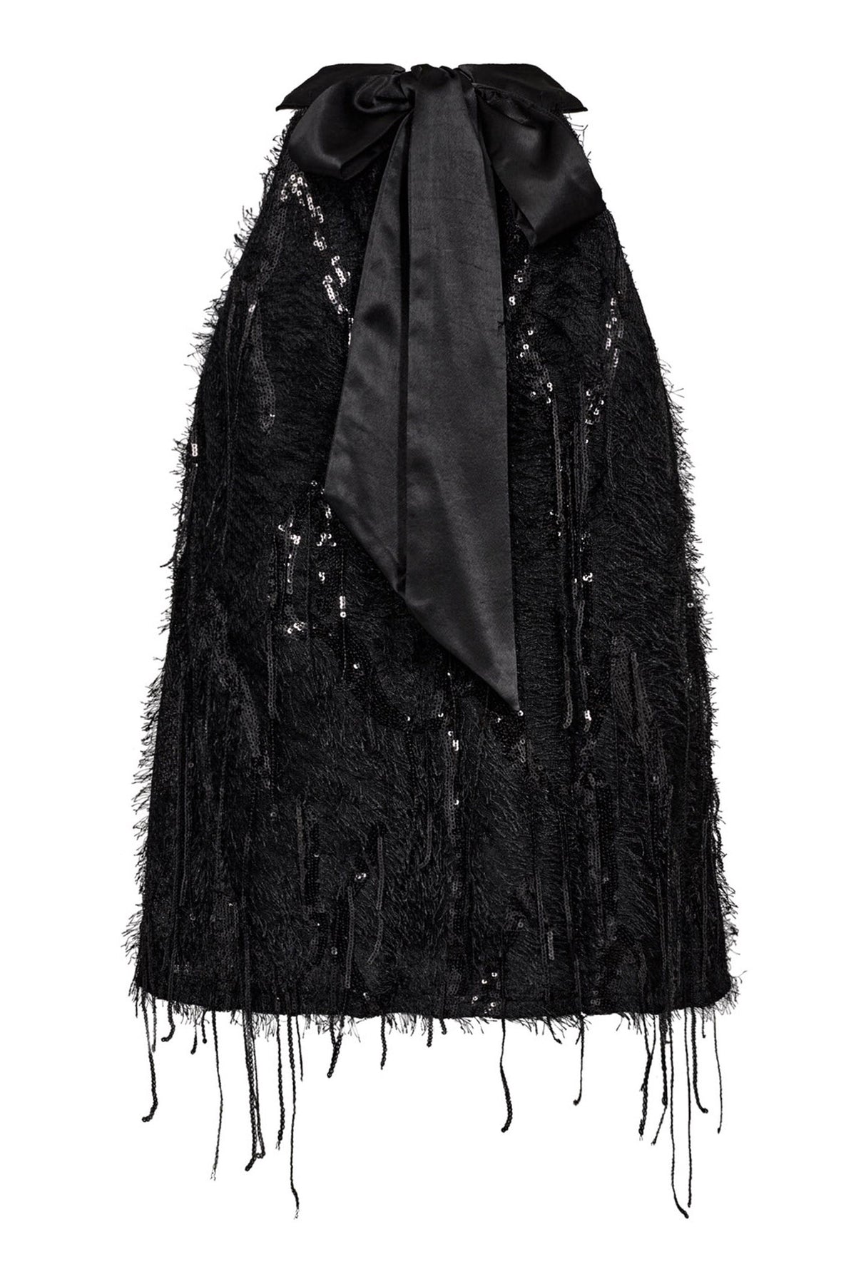 SillaCC Sequin Halter Top 96-Black - 35987