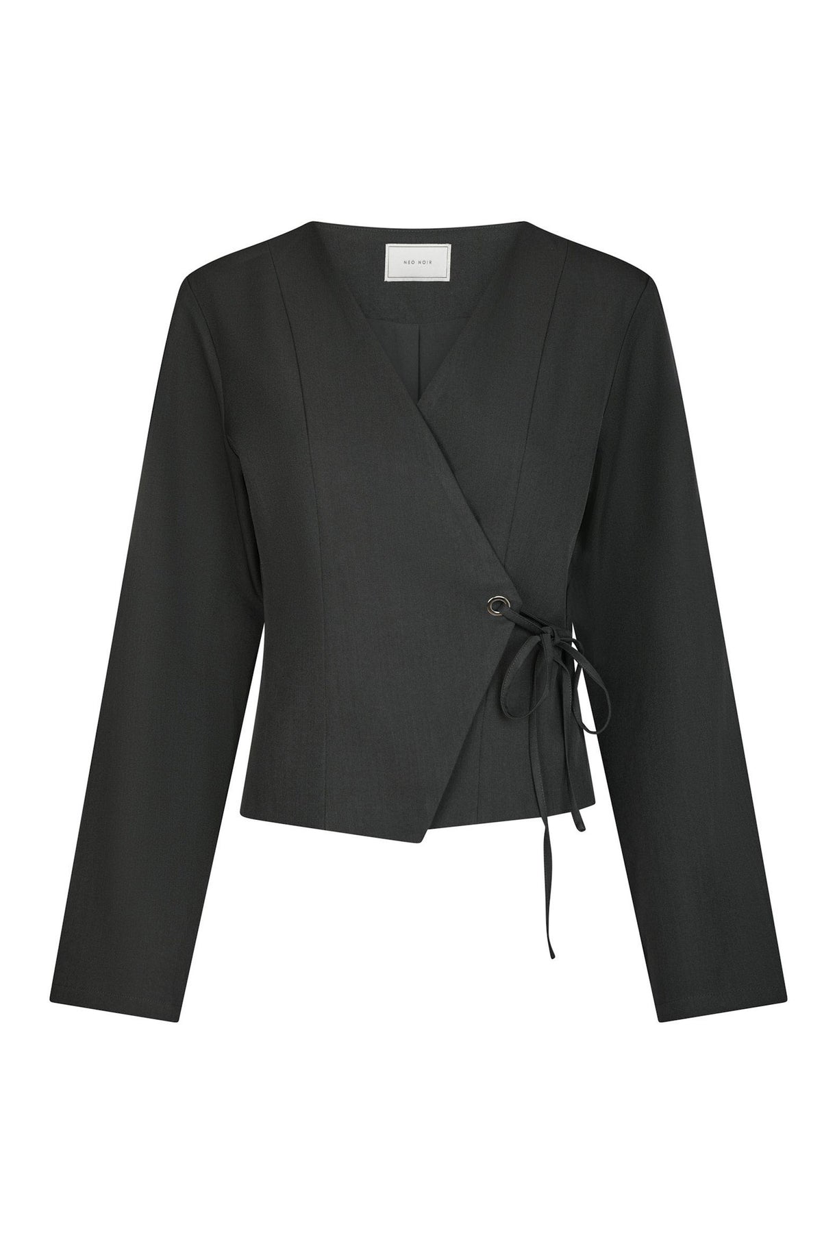 Simmi Eyelet Blouse Eyelet dif MÖRKGRÅ - 166960