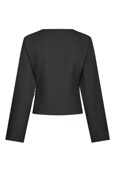 Simmi Eyelet Blouse Eyelet dif MÖRKGRÅ - 166960 Thumbnail