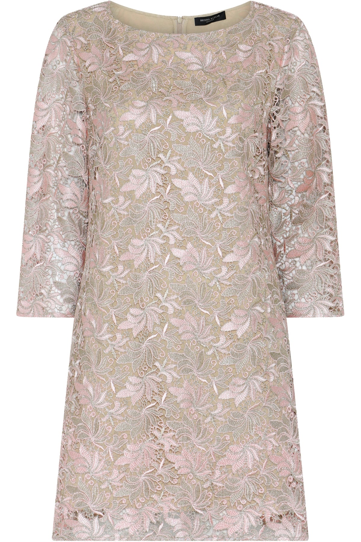 AdonidaBBKeira klänning Rose Gold flower - BBW4861