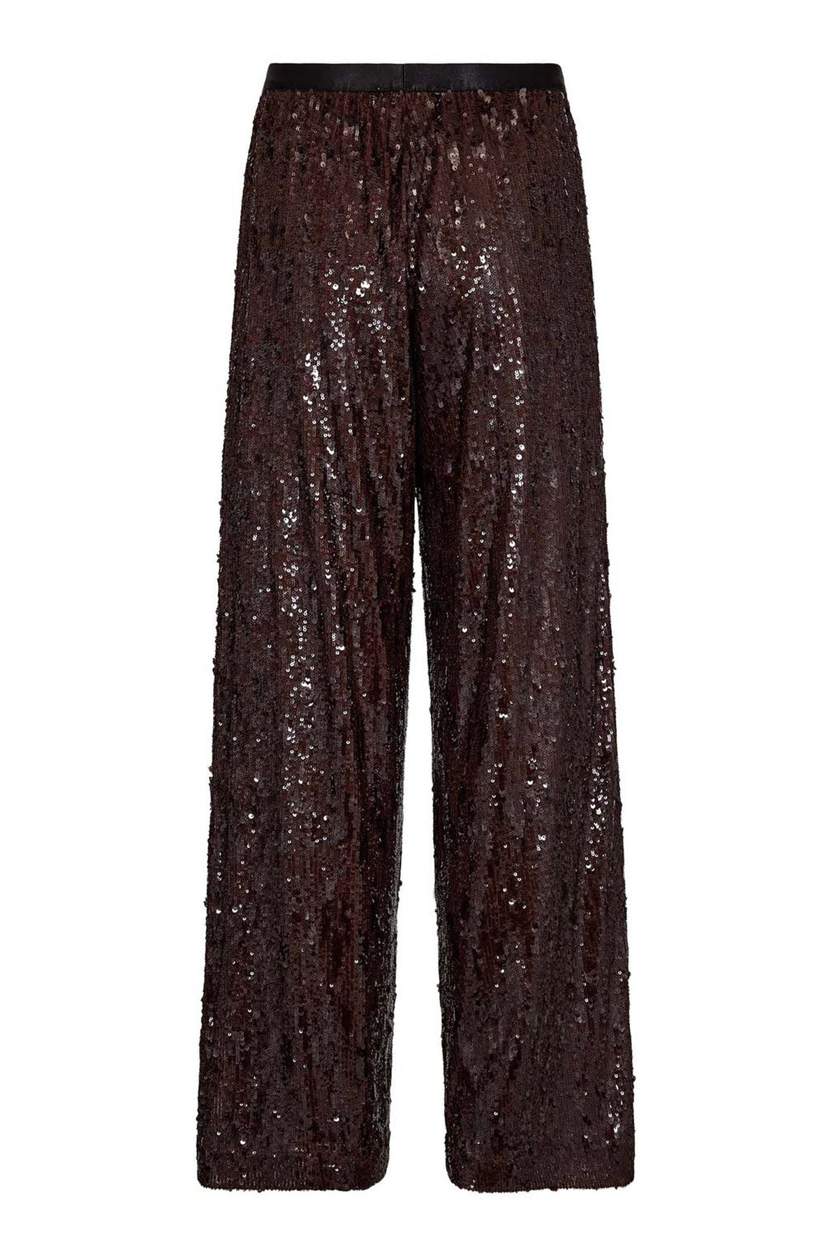 SophieCC Sequin LL Pant 145-Dark Brown - 31654