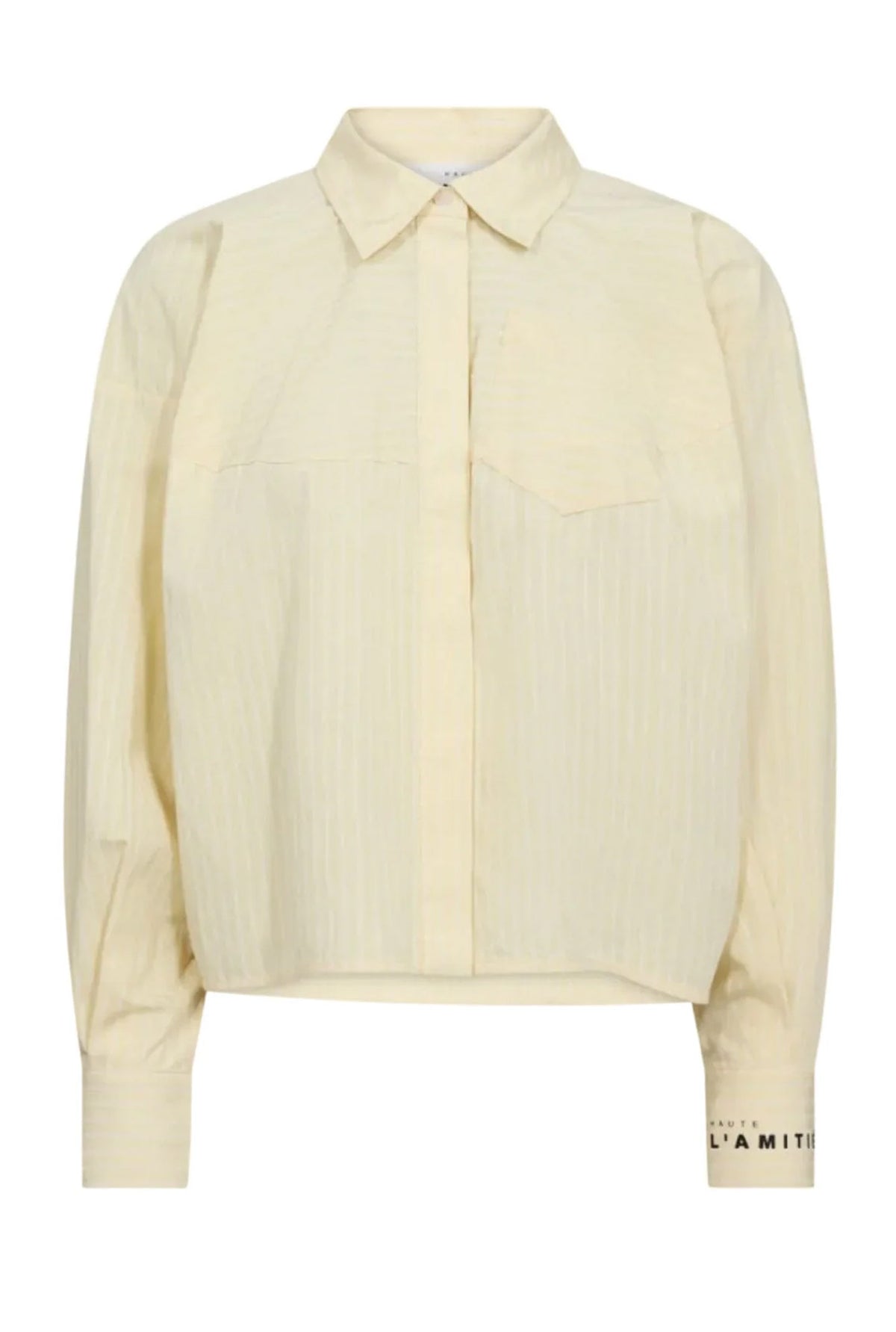 Sophie Yellow Stripe Shirt LJUSGUL - HL10751