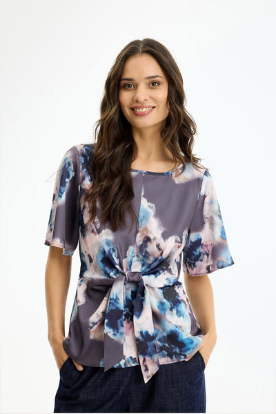 Soraya blus Brun - 17200 Thumbnail