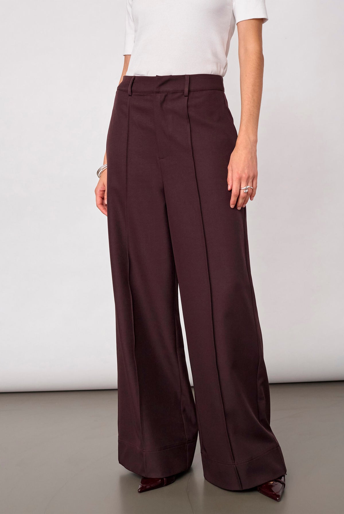 LunaCC Pleat Pant 20016-Bison - 500391