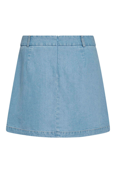 TillyCC Pocket Skirt 114-Fade Denim - 44036 Thumbnail