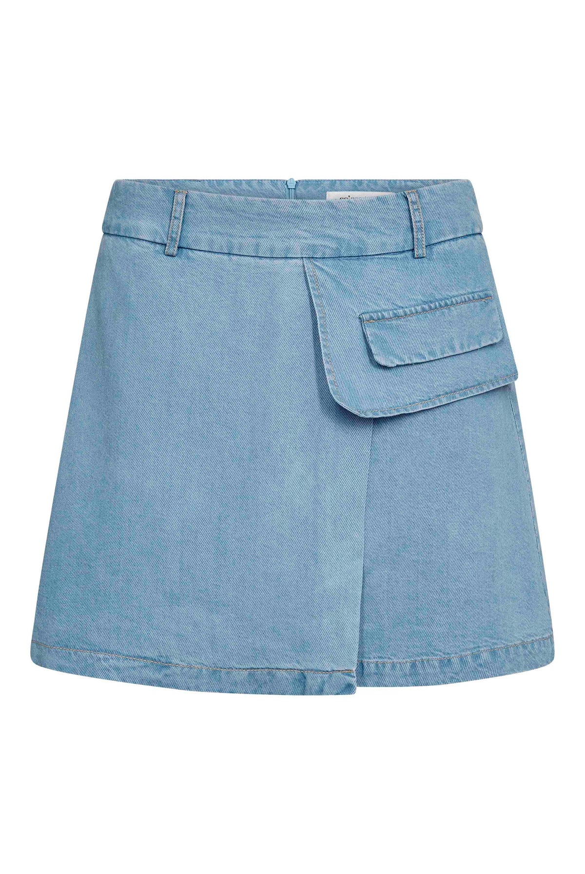 TillyCC Pocket Skirt 114-Fade Denim - 44036