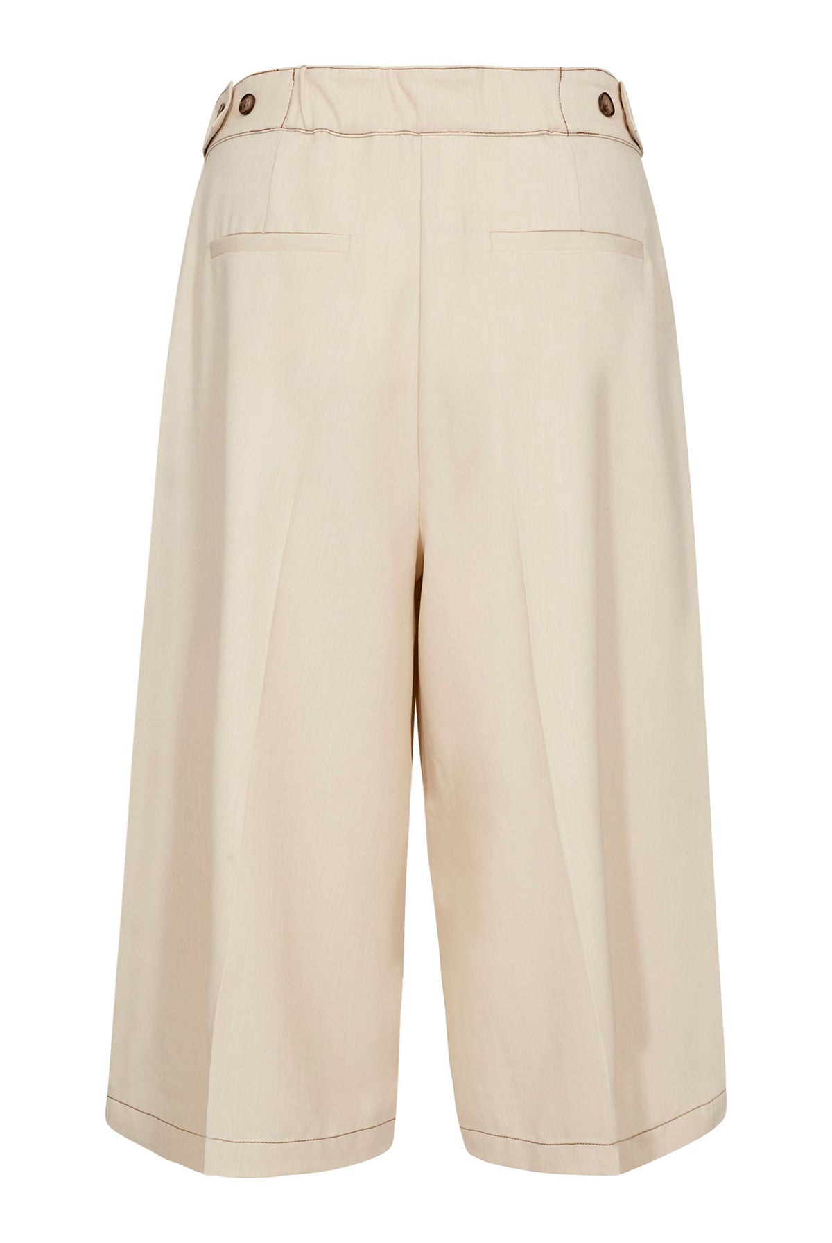 TerryCC Pleat Bermuda 320-Bisquit - 41205