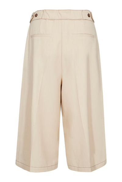 TerryCC Pleat Bermuda 320-Bisquit - 41205 Thumbnail