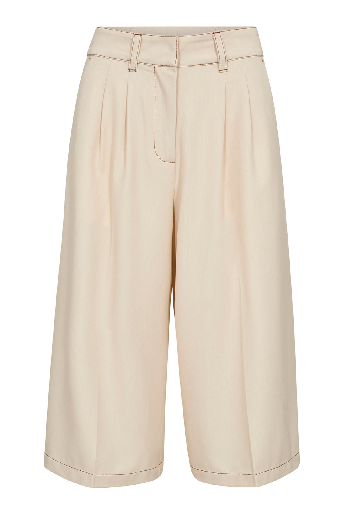 TerryCC Pleat Bermuda 320-Bisquit - 41205
