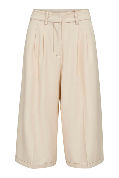 TerryCC Pleat Bermuda 320-Bisquit - 41205 Thumbnail