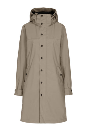 Spring Function Jacket Taupe m. svarta detaljer - 40400
