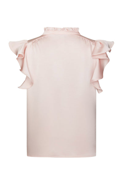 Stella Heavy Sateen Blouse LIGHT PINK - 162668 Thumbnail