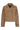 Kort trenchcoat i mocka Nude Brown - 100298