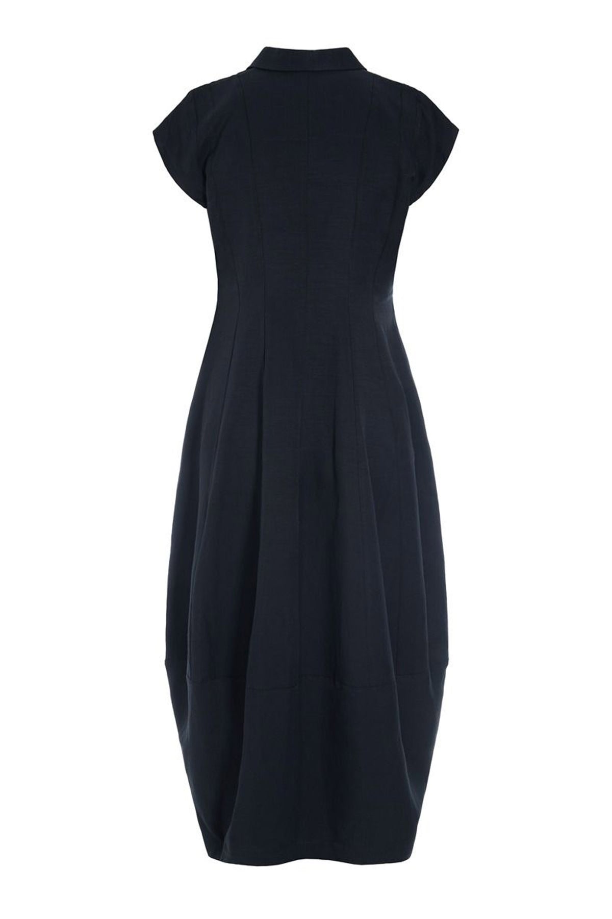 Sukosu klänning med krage Black - 263-2474-5776