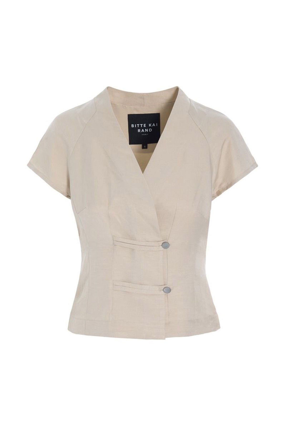 Sukosu kortärmad blus IVORY - 263-2474-5774