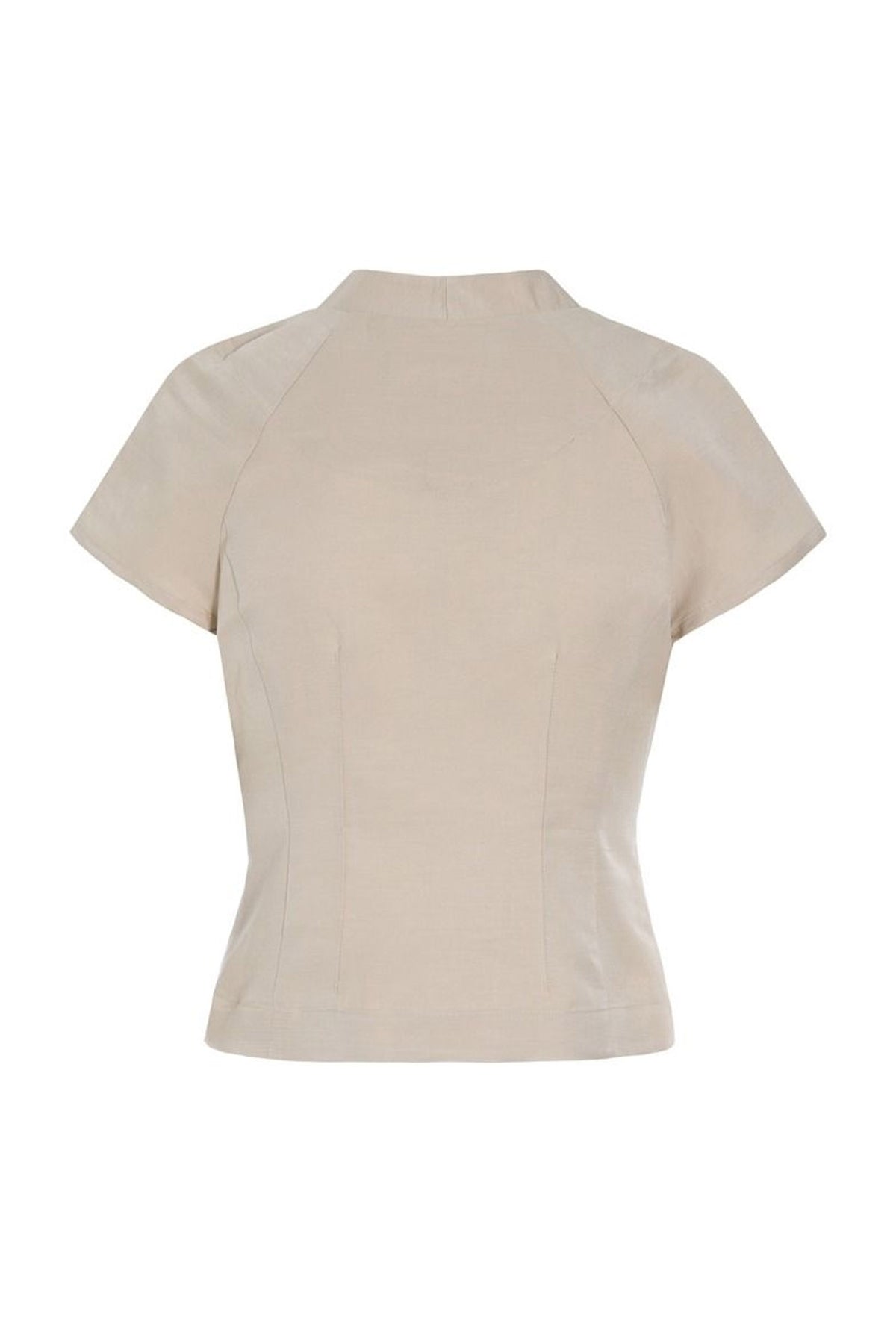 Sukosu kortärmad blus IVORY - 263-2474-5774