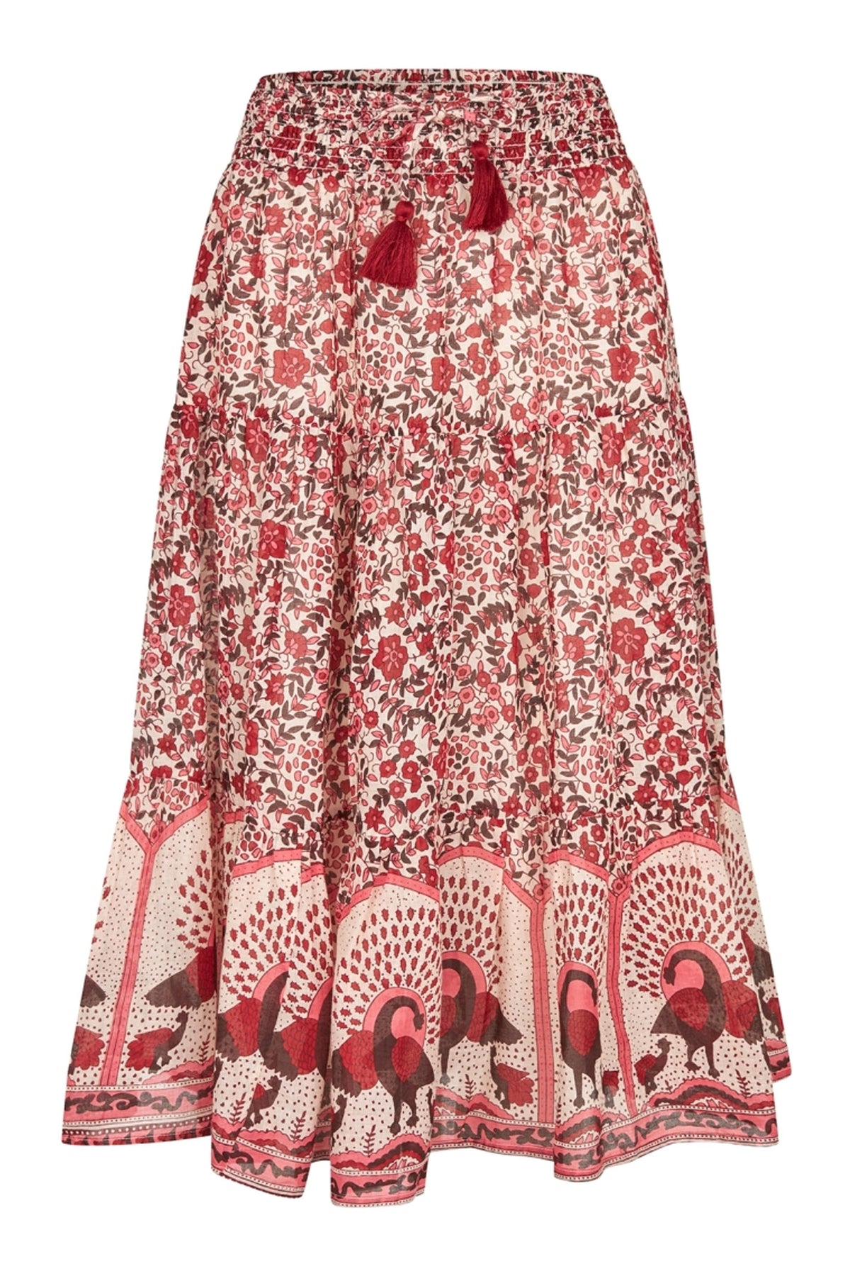 SunnyLL Midi Skirt 30 Röd - 26179-2050
