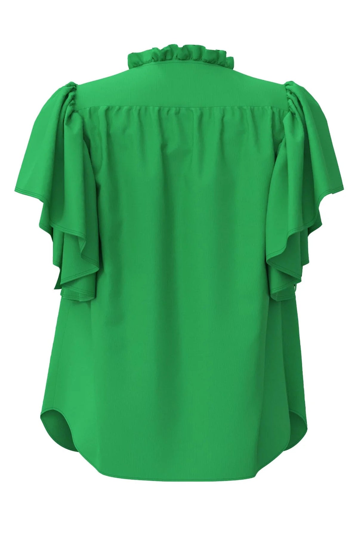 SunriseCC SS Frill Top 34-Grön - 35704