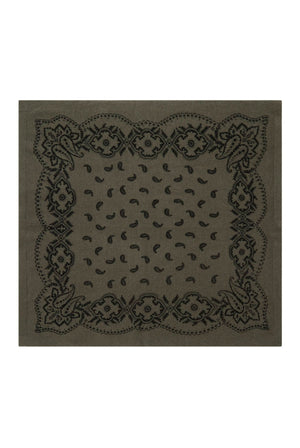 Adelina Paisley Stickad Halsduk ARMY - 169506