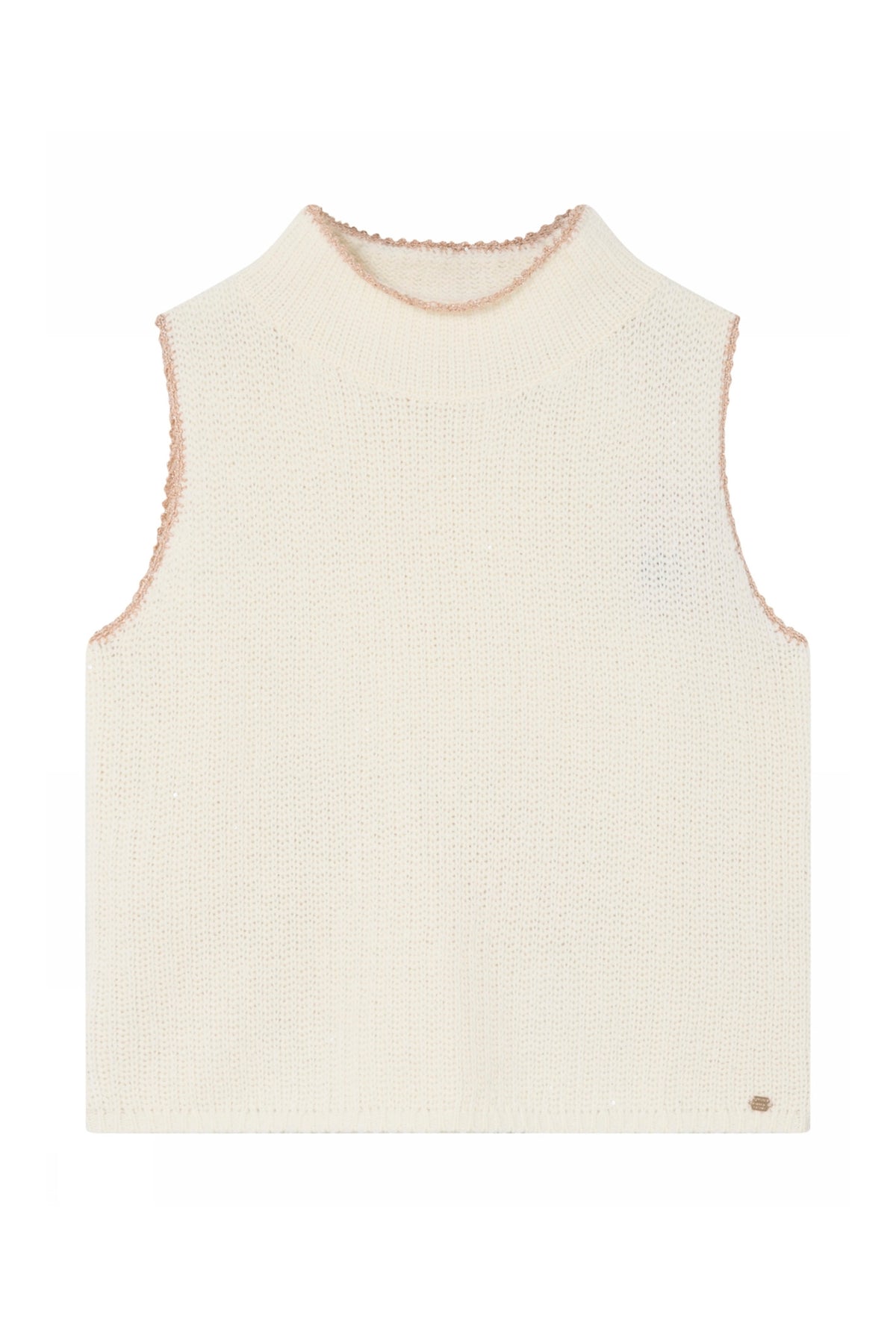Kanita, Stickad väst 1010-Off White - 62406/3796
