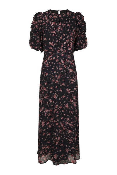 Kikka Mini Flower Dress Svart - 170468 Thumbnail