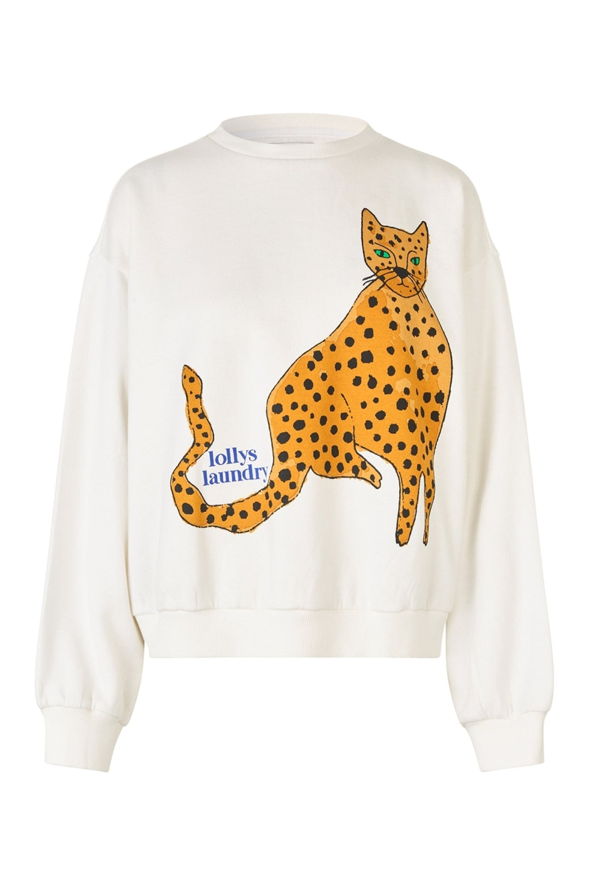 SydneyLL Leopard Sweatshirt LS 01 White - 25450-1068