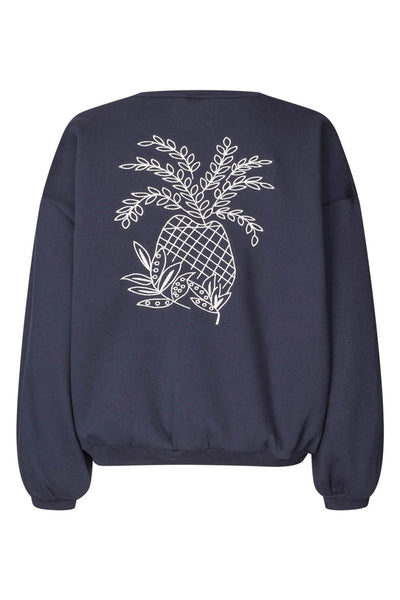 SydneyLL Pineapple Sweatshirt 23 Mörkblå - 25448-1033 Thumbnail