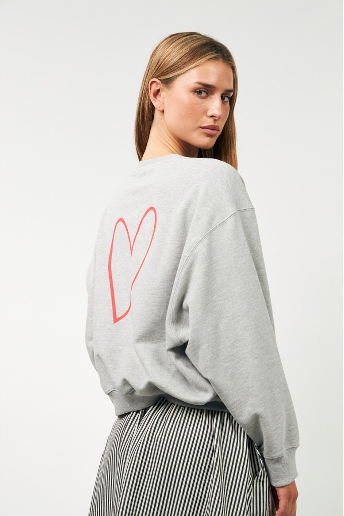 SydneyLL Sweatshirt LS 11 11 Grey Melange - 90069-1083