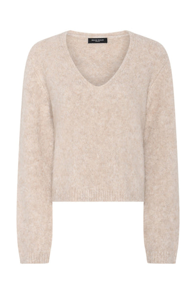 SyringabrushedBBElaia stickad Beige - BBW4606 Thumbnail