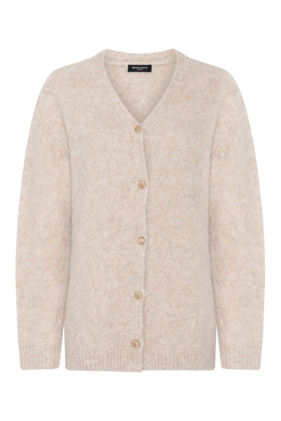 SyringabrushedBBVerna stickad kofta Beige - BBW4607 Thumbnail