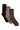 TERRIESW ANKLE SOCK x 3 MIX 7170 Brown/Black - SNOS936
