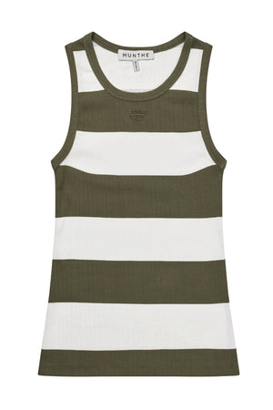 TEZZA 345-StripeOlive - 1110/26163