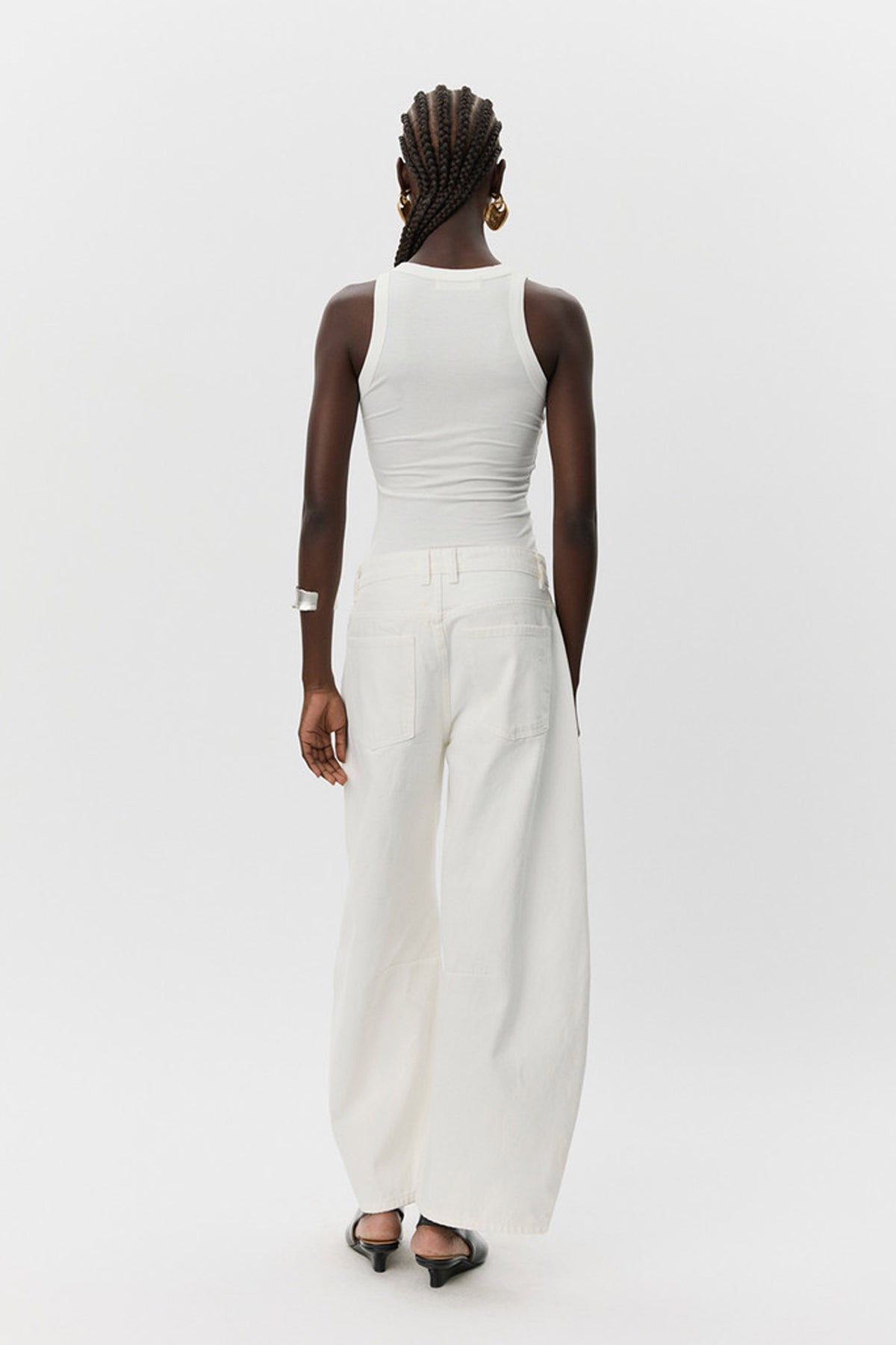 TOMARSW TROUSERS 0108 Off White - SNOS709