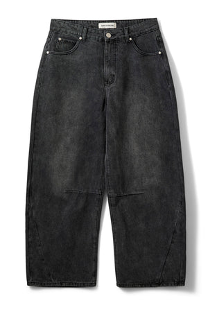 TOMARSW TROUSERS 1015 Tvättad svart - SNOS709