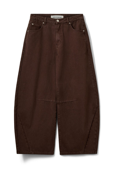TOMARSW TROUSERS 7025 Mörkbrun - SNOS709 Thumbnail