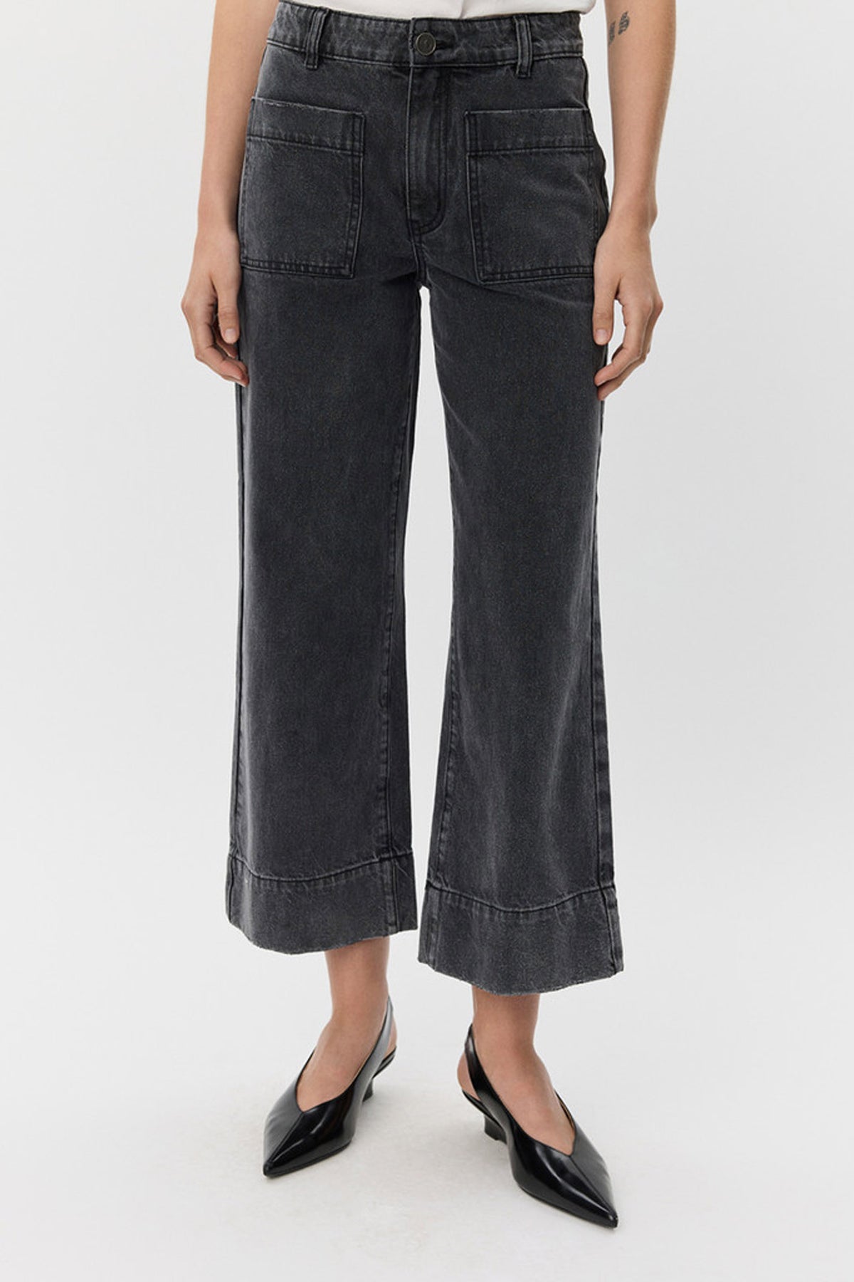 TOULOUSESW JEANS 1015 Tvättad svart - S254140