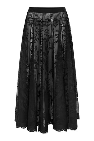 Collinsll midikjol svart - 26493-2035