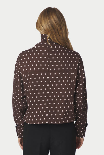 Callisa Dot Jacket Brown - 167353 Thumbnail
