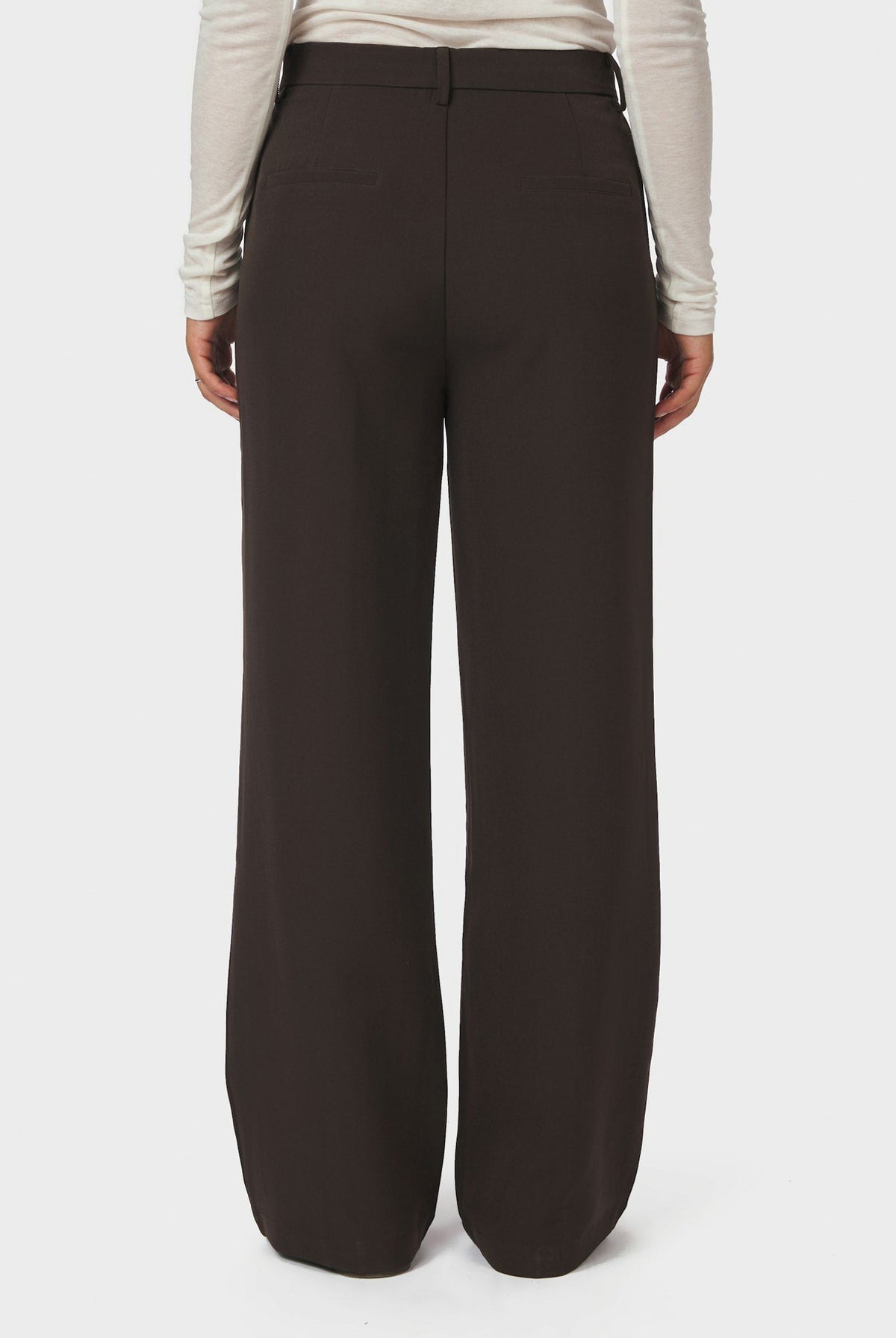 Sury Suit Pants Mörkbrun - 165815