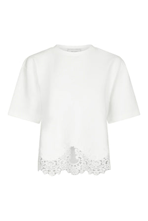 Iria Lace Tee White - 170063