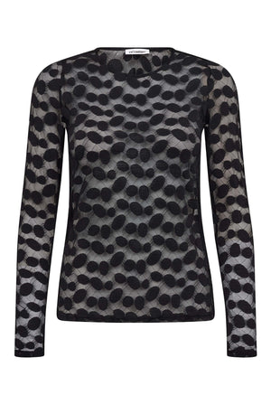 PenolaCC O-Neck Blouse 65001-Black - 500266