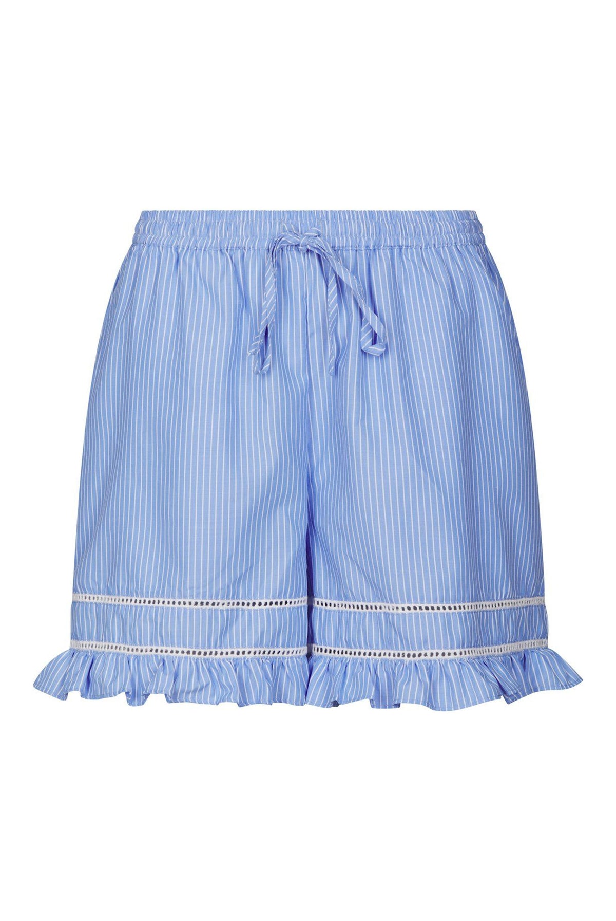 Amansa Stripe Shorts Ljusblå - 169347