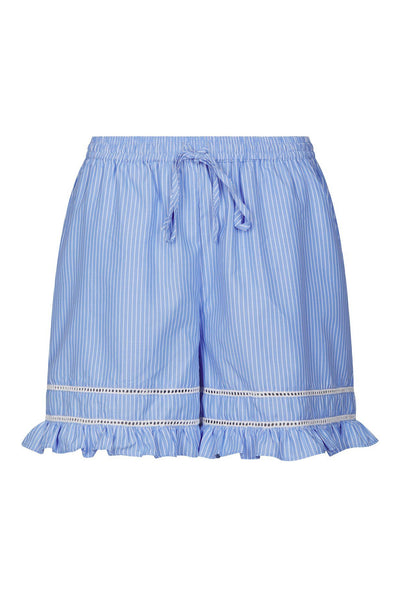 Amansa Stripe Shorts Ljusblå - 169347 Thumbnail