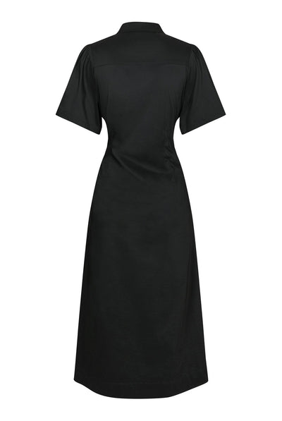 Baia Poplin Dress Svart - 165343 Thumbnail