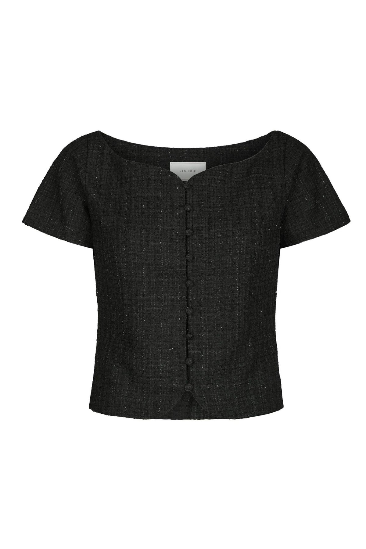 Tango Bouclé Top Black - 166929