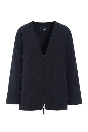 Tazuke jacka med dragkedja Black - 266-2492-5939